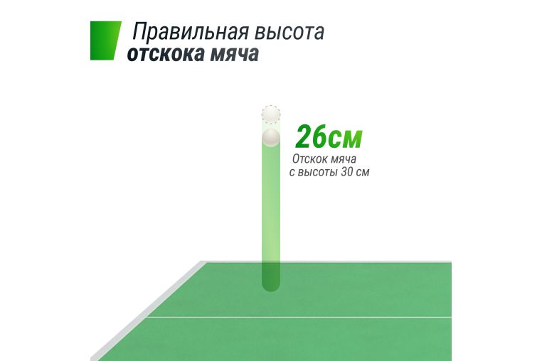 Антивандальный теннисный стол Unix Line 14 mm SMC TTS14ANVGRR Green\Red фото 3
