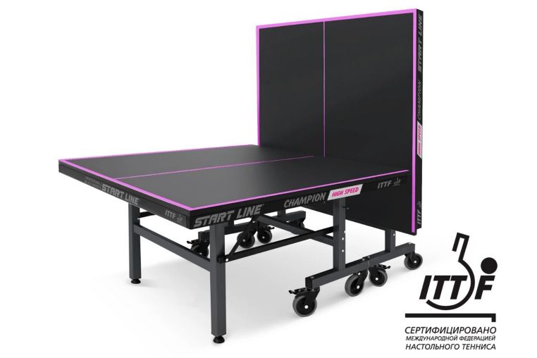Теннисный стол Start Line Champion HIGH SPEED 60-888-2 Black фото 3