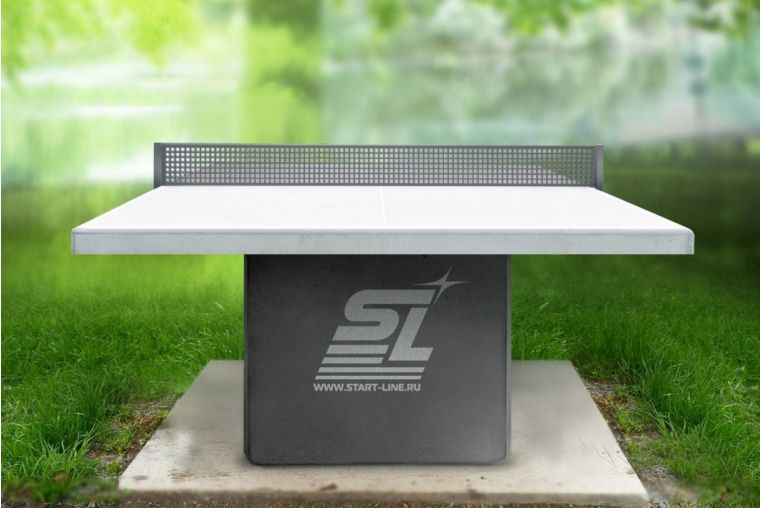 Теннисный стол Start Line City Power Outdoor 60 мм (бетон), с сеткой фото 2