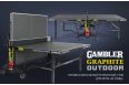 Стол теннисный Gambler Graphite 6 Всепогодный GTS-10 фото 2