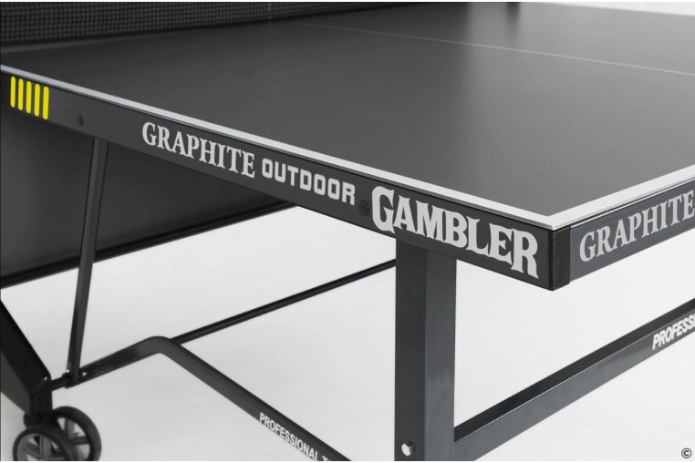 Стол теннисный Gambler Graphite 6 Всепогодный GTS-10 фото 6