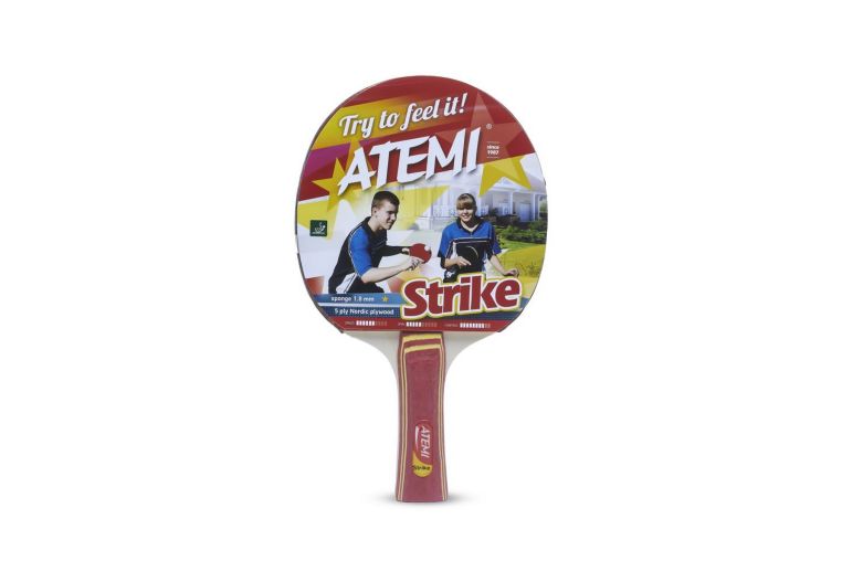 Набор для настольного тенниса Atemi Strike (2ракетки+чехол+3 мяча***) фото 3