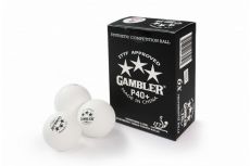 Мячи для настольного тенниса Gambler P40+ BALL - 6 PACK GP40B6