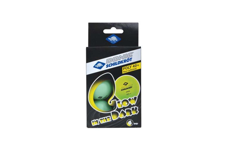 Мяч для настольного тенниса Donic Glow in the dark, 6 шт. 