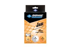 Мячики для настольного тенниса Donic Jade 40+,12 штук 618045 белый + оранжевый