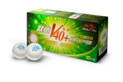 Мячи для настольного тенниса (10шт.) Double Fish 40+ Two star 2* Volant V211F