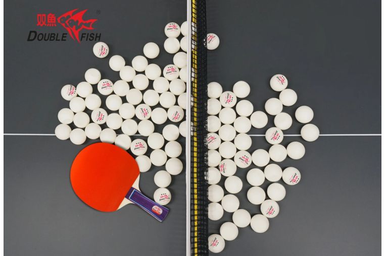 Мячи для настольного тенниса 3* Volant, 40+ Double Fish A110F 6 шт фото 9
