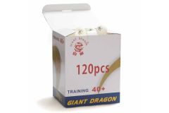 Мячи Giant Dragon Training Silver 1* New белый (120шт, в коробке)