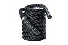 Тренировочный канат Live Pro Battle Rope LP8170-S1 3,8 см x 9 м, черный