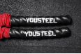 Канат тренировочный YouSteel нейлон, в чехле, D38мм, длина 15 м, красный фото 8