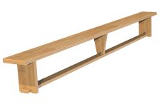 Скамейка гимнастическая 3м (ножки деревянные) ФСИ 6782