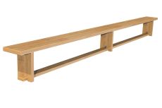 Скамейка гимнастическая 4м (ножки деревянные) ФСИ 8503