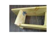 Скамья гимнастическая Atlet (доска) на дерев.ножках 4,0м IMP-A524