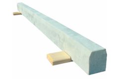 Бревно гимнастическое напольное мягкое 2,4м Atlet IMP-A545