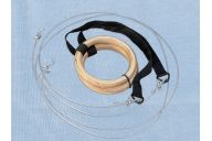 Кольца гимнастические с тросиком, пара Гимнаст 9.50