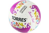 Мяч волейбольный пляжный Torres Beach Sand Pink V32085B, р.5
