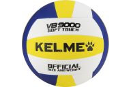 Мяч волейбольный Kelme 9806140-141, р. 5, 18 пан., синт.кожа (ПУ), клееный, бело-желто-синий