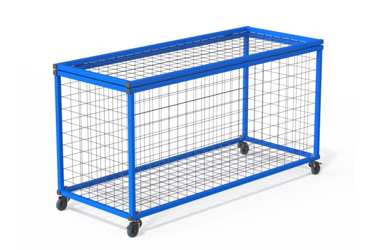 Тележка для мячей и спортивного инвентаря 113х45х54 см Spektr Sport 