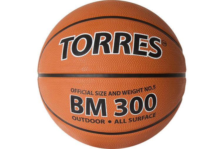 Мяч баскетбольный Torres BM300 B02015 р.5 фото 1