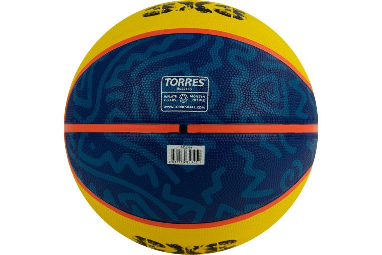 Мяч баскетбольный Torres 3х3 Outdoor B022336 р. 6 фото 1
