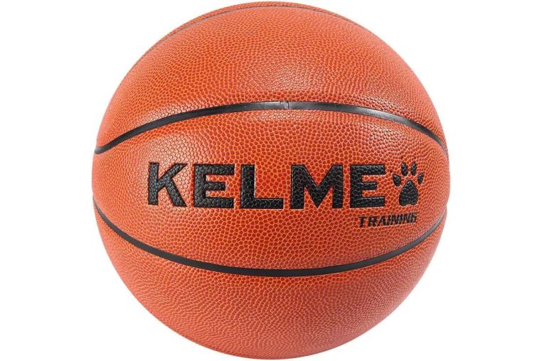 Мяч баскетбольный Kelme 8202QU5001-217, р. 7, 8 пан., ПУ, нейлон. корд, бутил. камера, ярко-коричневый 