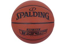 Мяч баскетбольный Spalding Pro Grip 76874z, р.7, композит. кожа (ПУ) коричневый