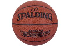 Мяч баскетбольный Spalding Pro Grip 76874z, р.7, композит. кожа (ПУ) коричневый