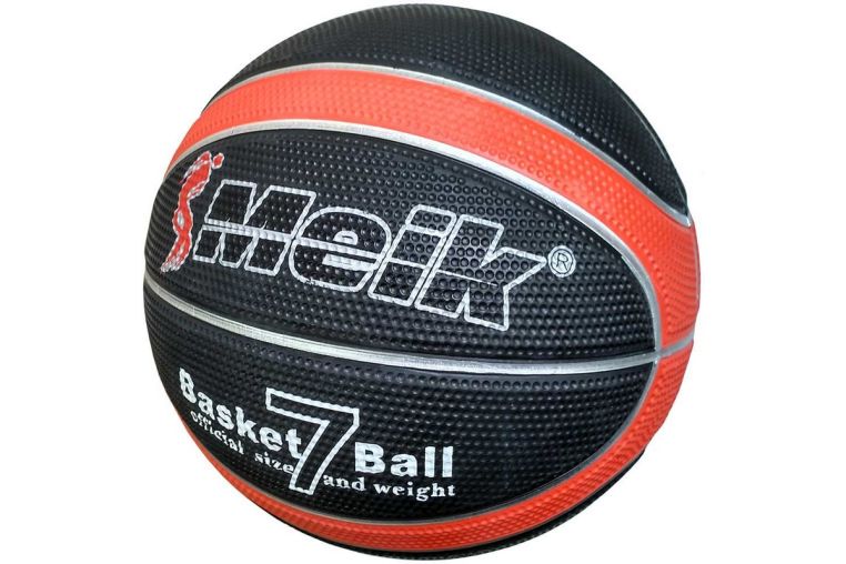 Мяч баскетбольный Sportex Meik MK2310 C28682-3 р.7 черный\красный 