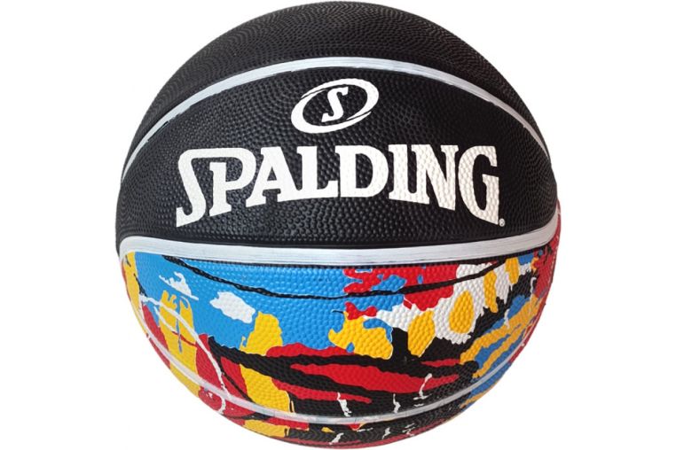 Мяч баскетбольный Spalding E43144 резина №7 (черный) 