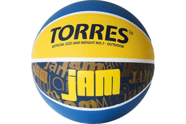 Мяч баскетбольный Torres Jam B02047 р.7 фото 1