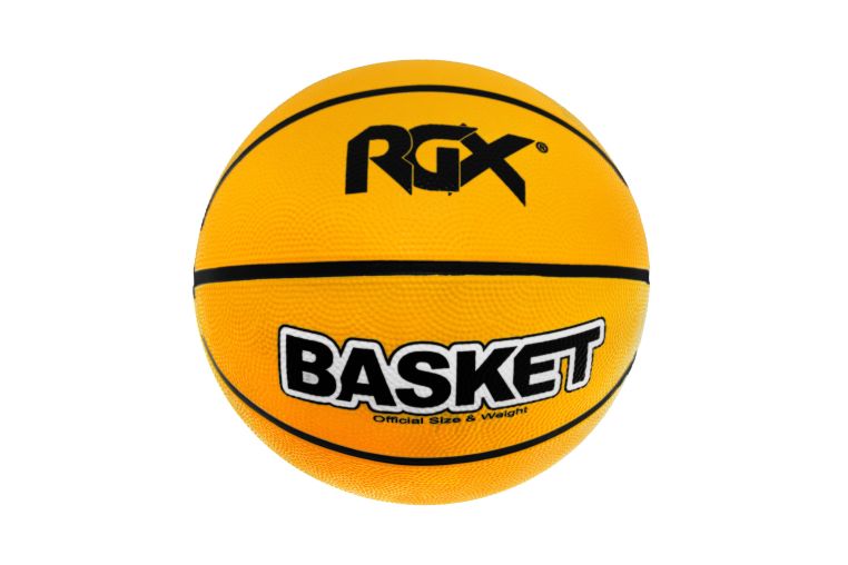 Мяч баскетбольный RGX BB-09 Black/Yellow Sz7 фото 3