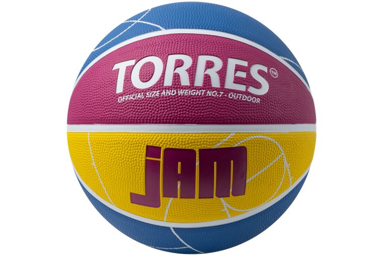 Мяч баскетбольный Torres Jam B023127 р.7 