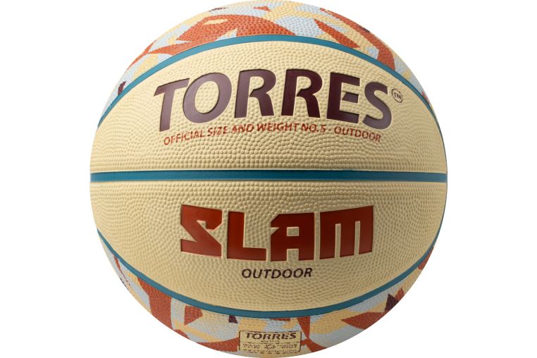 Мяч баскетбольный Torres Slam B023145 р.5 фото 1
