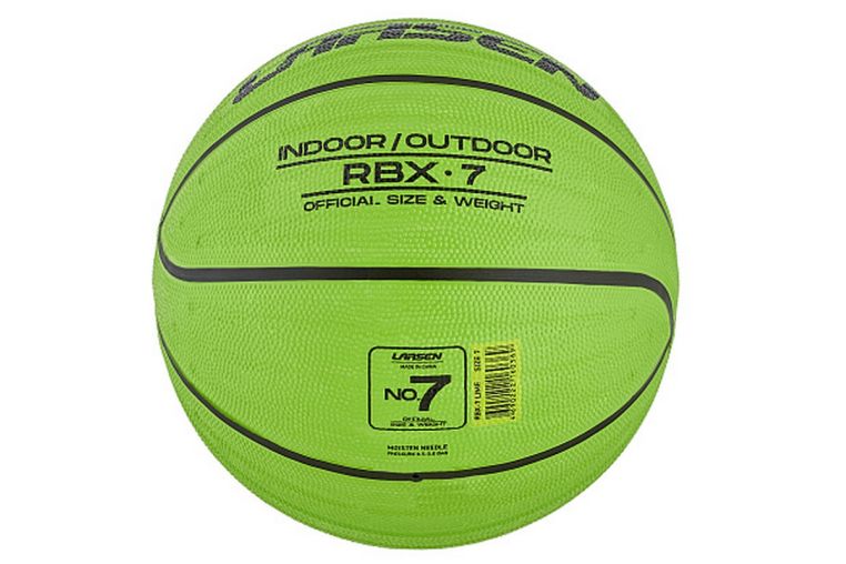 Мяч баскетбольный Larsen RBX7 Lime р.7 фото 3