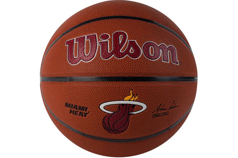 Мяч баскетбольный Wilson NBA Mia Heat WTB3100XBMIA р.7 