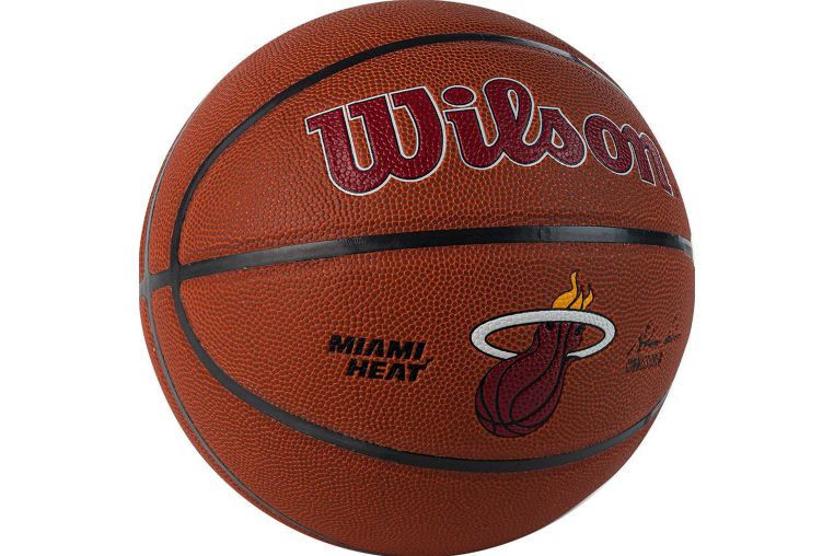 Мяч баскетбольный Wilson NBA Mia Heat WTB3100XBMIA р.7 фото 1
