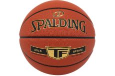 Мяч баскетбольный Spalding Gold TF 76857z, р.7, композит (микрофибра), коричнево-черный