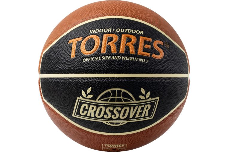 Мяч баскетбольный Torres Crossover B323197 р.7 фото 2