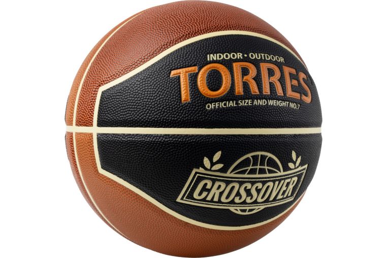 Мяч баскетбольный Torres Crossover B323197 р.7 фото 3