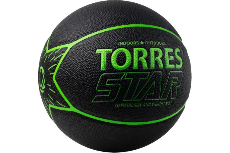 Мяч баскетбольный Torres Star B323127 р.7 фото 3