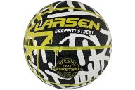 Мяч баскетбольный Larsen RB7 Graffiti Street Black/White/Lime