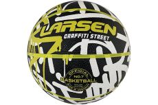 Мяч баскетбольный Larsen RB7 Graffiti Street Black/White/Lime