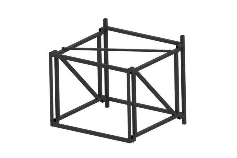 Ферма под игровой щит складная вынос 1200мм Dinamika ZSO-002821 черный 
