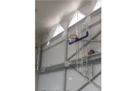 Ферма баскетбольная складная к стене с подъемом вверх, с электроприводом DSBasket