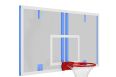 Щит баскетбольный профессиональный Glav из оргстекла толщ. 10 мм (для ферм и стоек) 01.200 фото 2