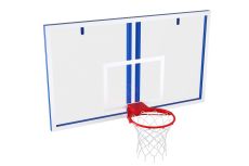Игровой щит из оргстекла 15 мм с антивандальным кольцом Glav 01.906