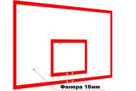 Щит баскетбольный игровой из фанеры Glav 01.208