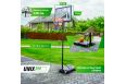 Баскетбольная стойка Unix Line B-Stand 32"x23" R38 H160-210cm BSTAS210B фото 1