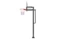 Баскетбольная стойка стационарная Unix Line B-Stand-PC 54"x32" R45 H230-305см BSTSSTPR305_54PCBK фото 9