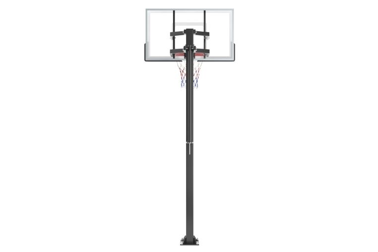 Баскетбольная стойка стационарная 54"x32" R45 H230-305см Unix Line B-Stand-TG BSTSSTPR305_54TGBK фото 11